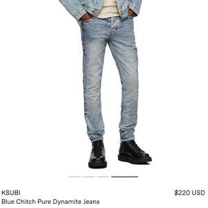 Never worn Ksubi Chitch Pure Dynamite Jeans